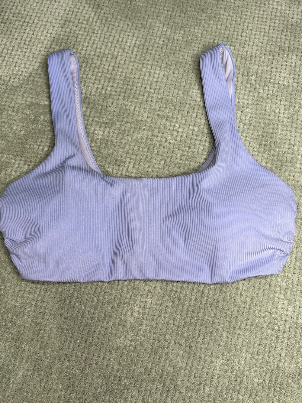 Victoria's Secret Ribbed Scoop Bikini Top - Lavender